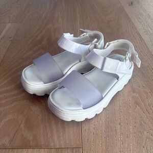 Mini Melissa White Kids Sandals